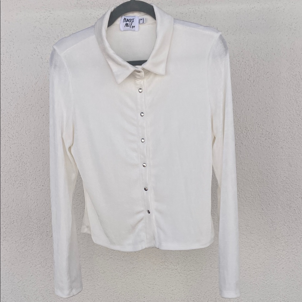 Princess Polly White Button-Down